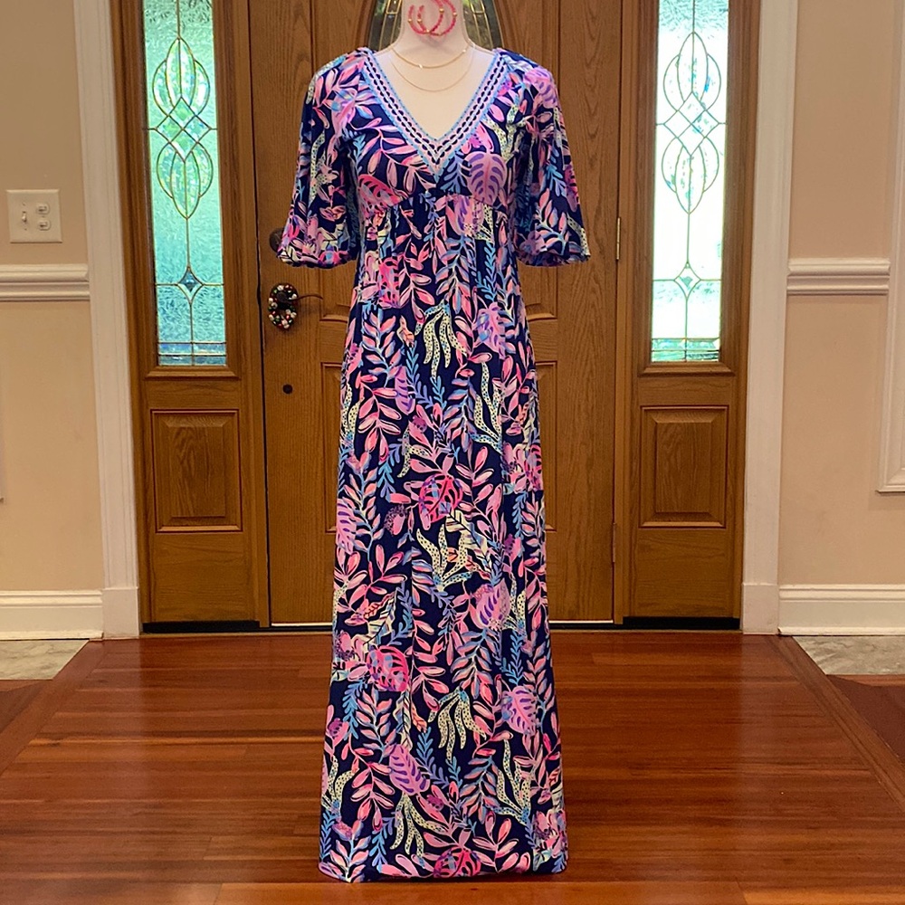 NWT Lilly Pulitzer Manuela Maxi Dress Size XS